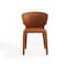 Manhattan Comfort Conrad Leather Dining Chair in Saddle, PK2 DC031-SA - alternate 6